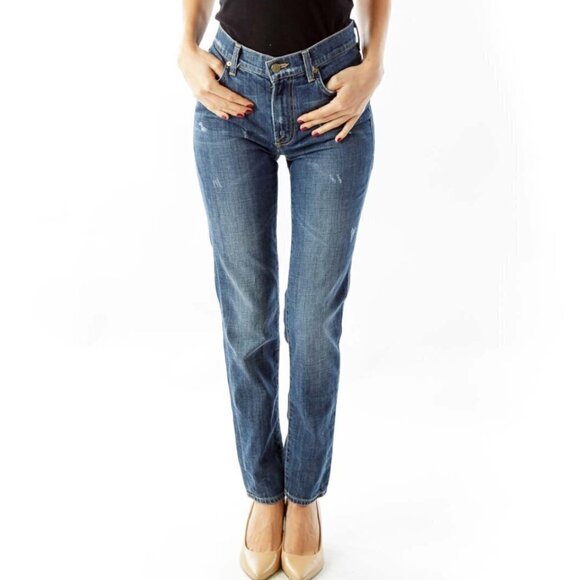 Vince Denim - Vince Blue Denim Straight Leg Jeans